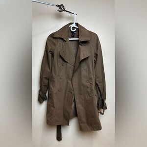 Dark Brown H&M Trench Coat